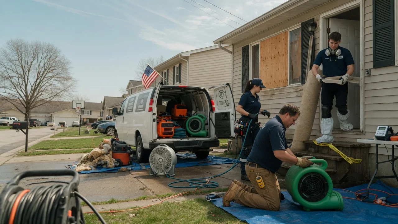 Water Damage Restoration in Broadview, IL near me